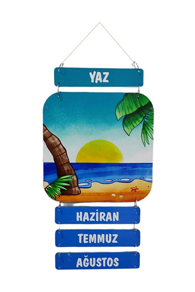 Ahşap Mevsimler Panosu - 5