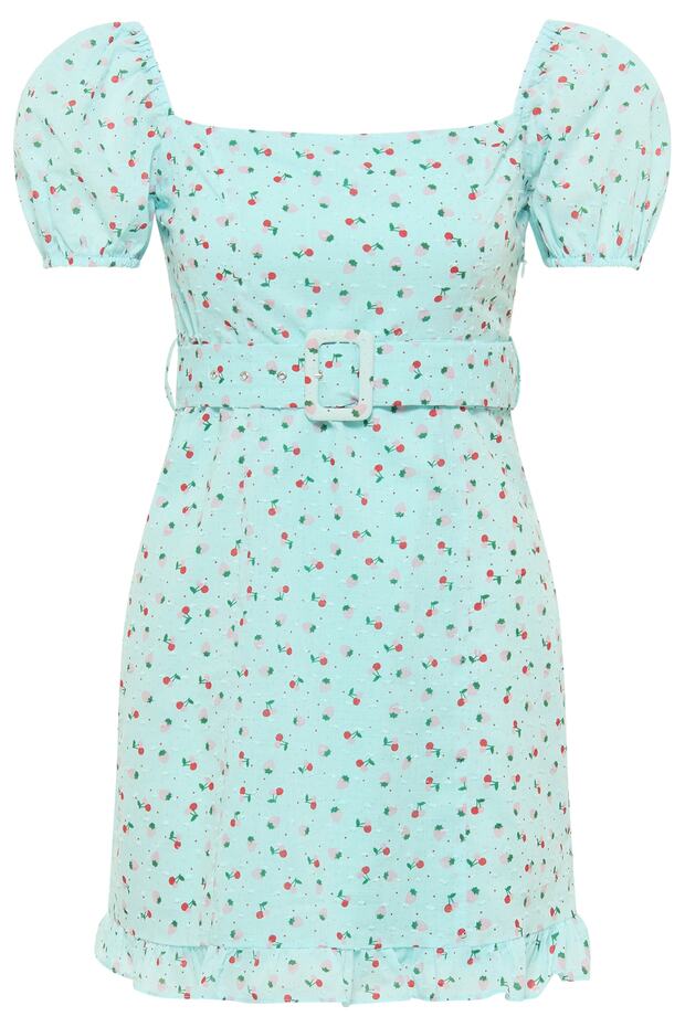 Minikleid kurzarm - 4