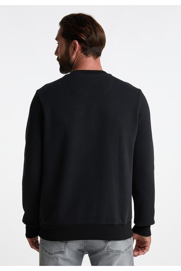 Sweatshirt mit Rundhals threezy - 3