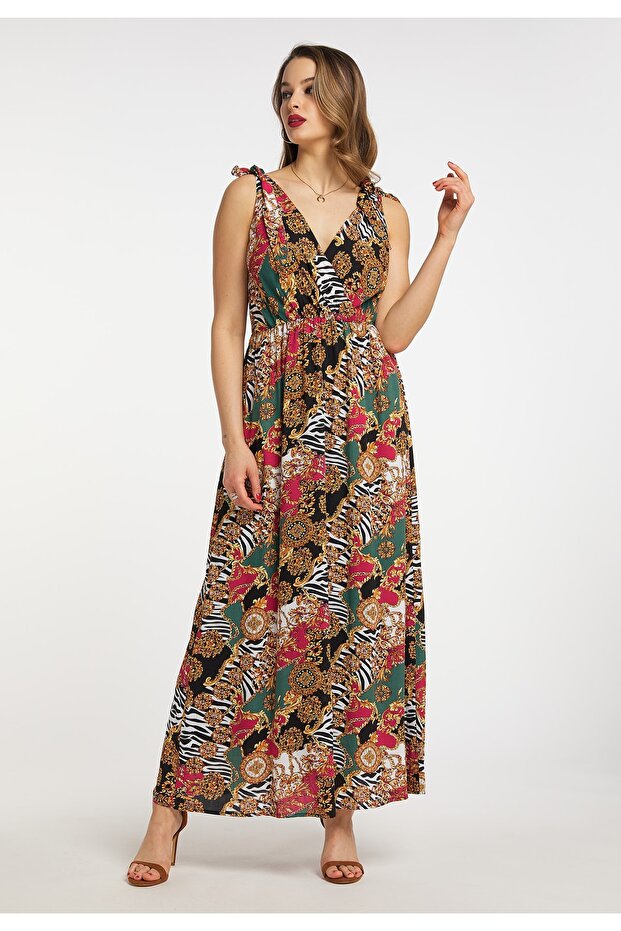 Maxikleid mit Allover-Print mioki - 2