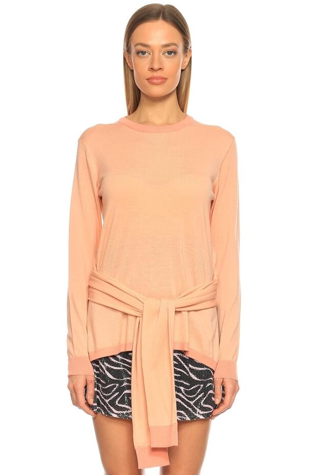 Mercan Rengi Triko - 1