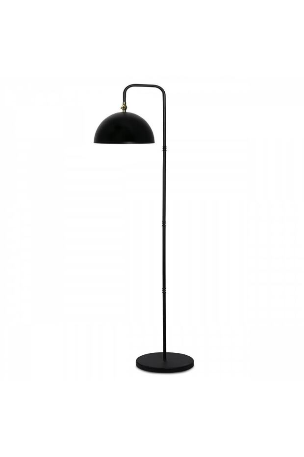 Hareketli Başlık Vintage Siyah Metal Lambader - 2
