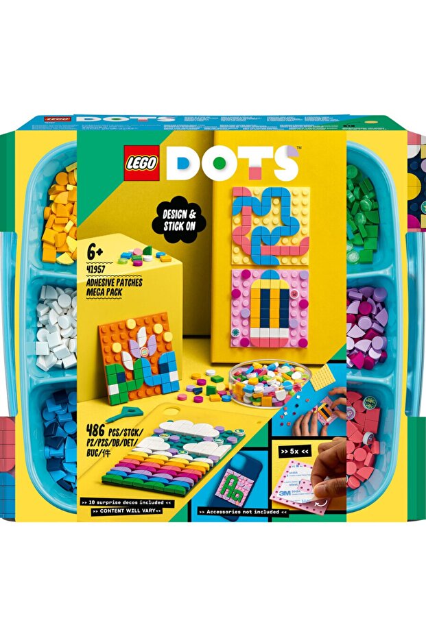 41957 Dots - Mega Pack with Adhesive Square Pieces - 3