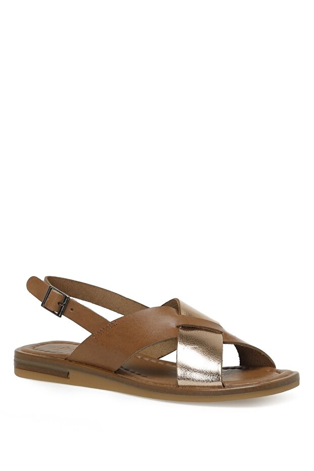 Chısel 3fx Taba Kadın Düz Sandalet - 2