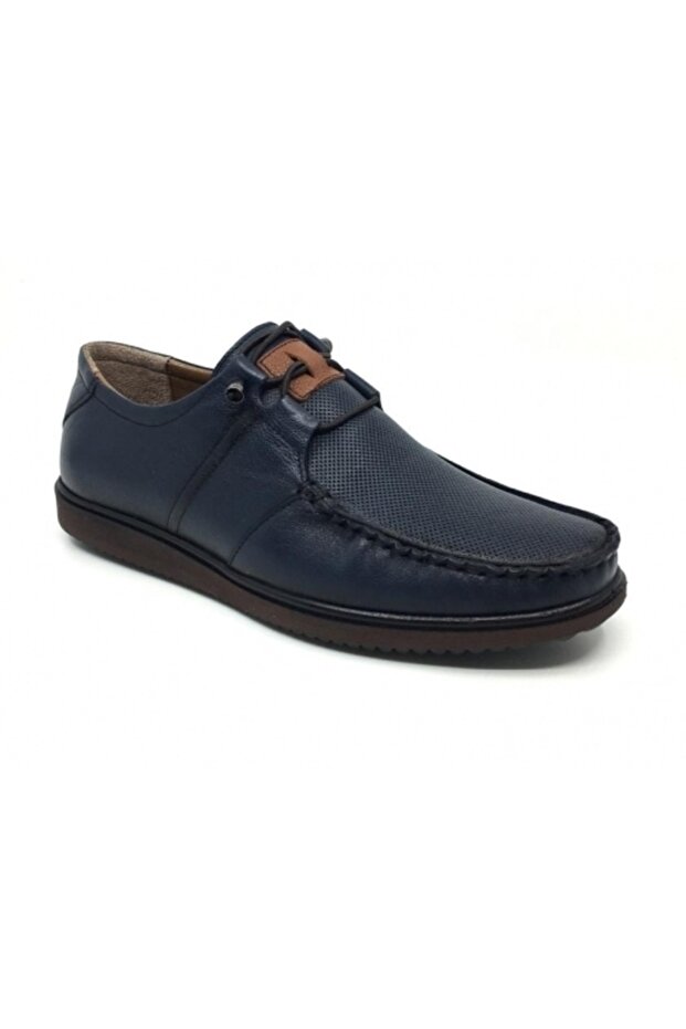 Taşpınar Triple 100% Leather Summer Comfortable Full Rok Men's Orthopedic Shoes 40-46