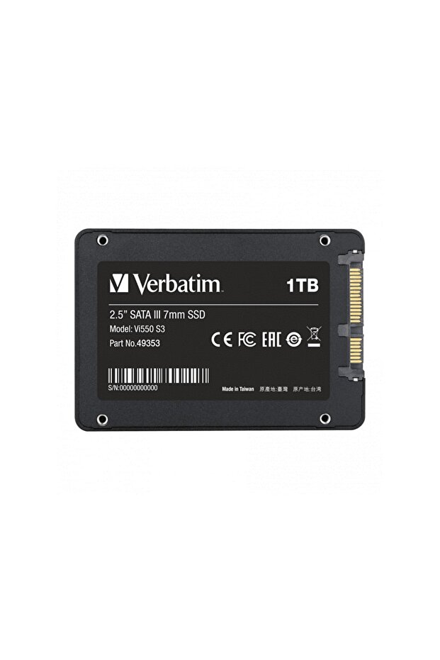 Vi550 S3 1tb 2.5 Inç Sata-3 Dahili Ssd Siyah