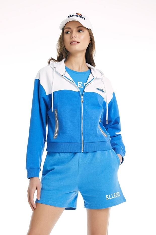 Women's Sax Blue Tracksuit Top Cf004-Sbl