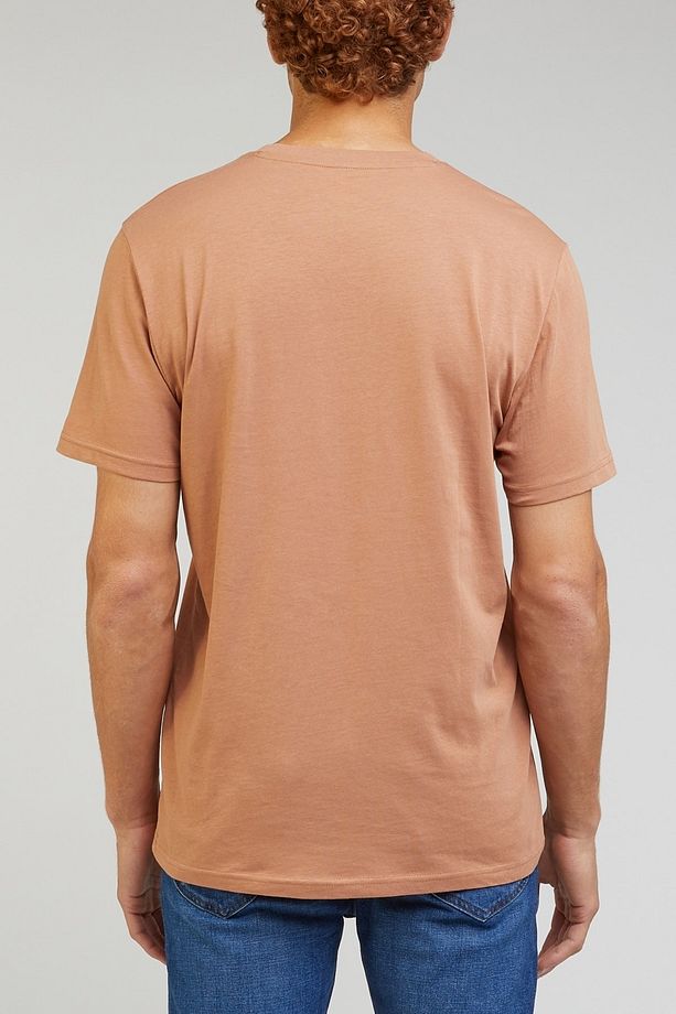 Regular Fit Normal Kesim %100 Pamuk Bisiklet Yaka Tarçın Tişört - 5