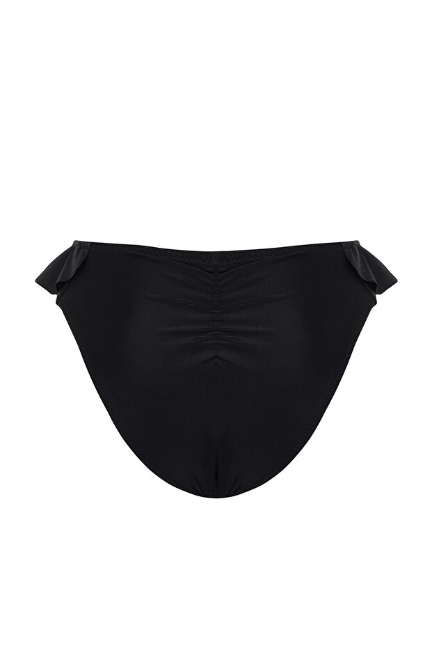 Siyah Gipeli Normal Paça Bikini Altı TBESS23BA00173 - 8