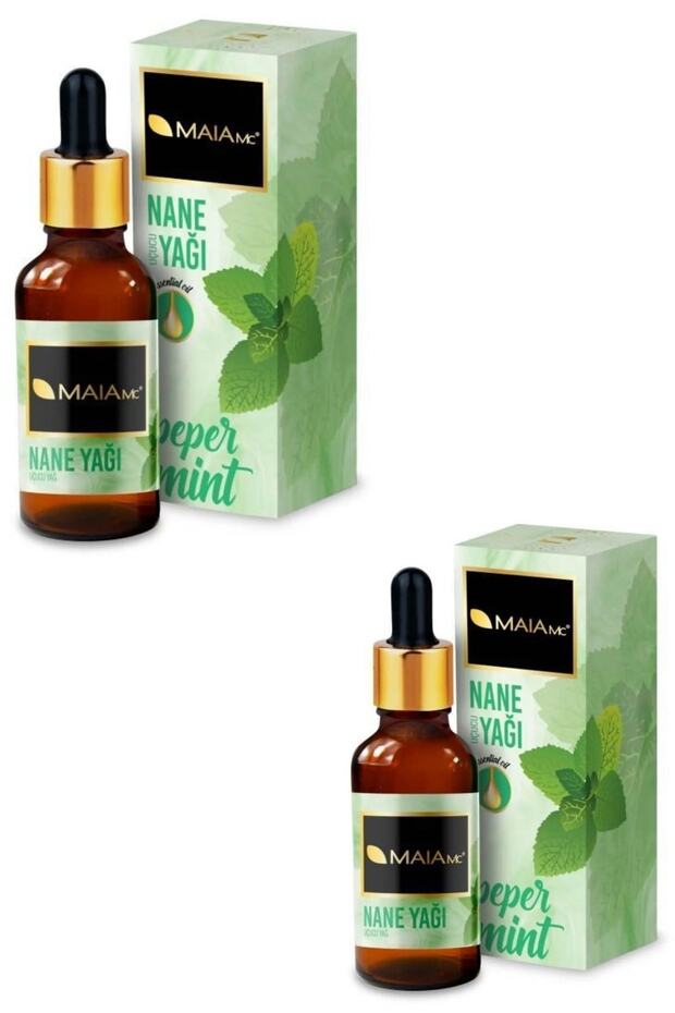 Peppermint Leaf Essential Moisturizing Oral and Nasal Health Oil 20 ml x 2 Packs