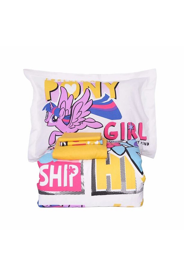 My Little Pony By Summer %100 Pamuk Tek Kişilik Nevresim Takım - 7