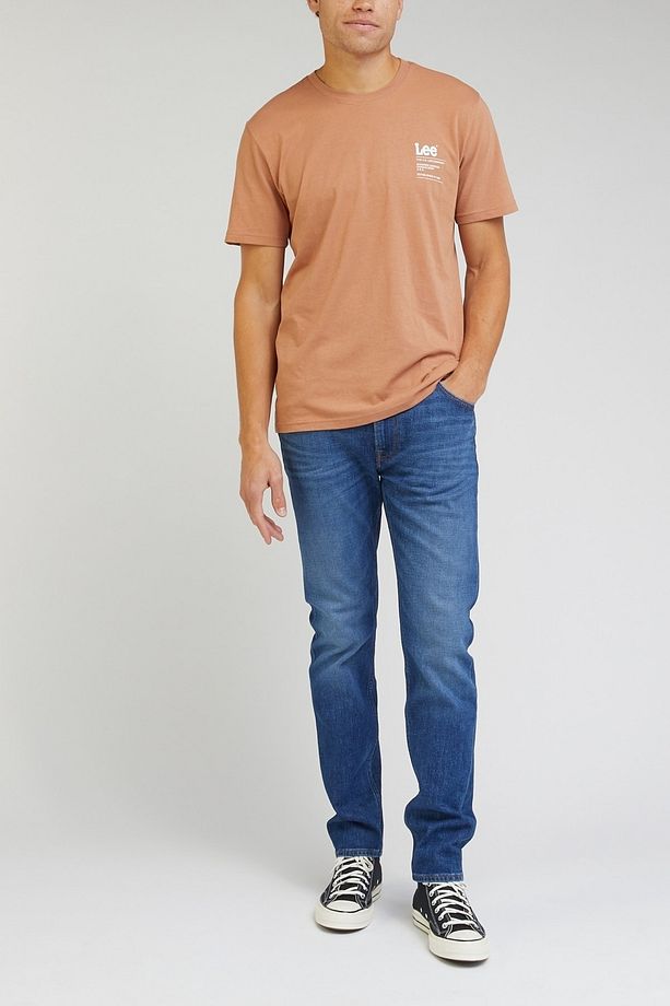 Regular Fit Normal Kesim %100 Pamuk Bisiklet Yaka Tarçın Tişört - 3