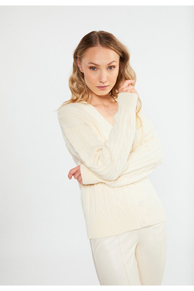 Strickjacke a Knöpfen Teylon - 2