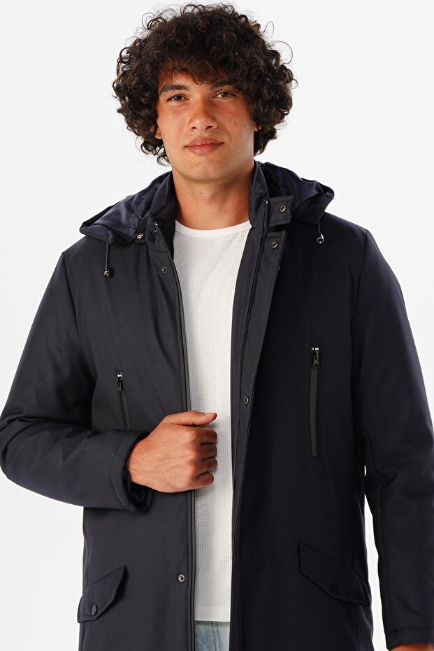 Slim Kalıp Kapitone Mont - 3