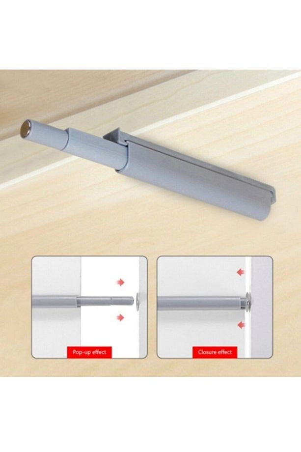 Dolap Kapak Bas Aç 5 Adet Mıknatıslı Kapak Basac Kapak Itici Dolap Kilidi Basılıp Açılan - 1