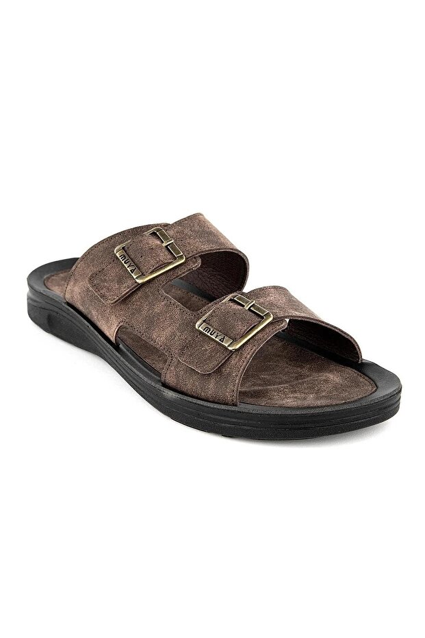 Orthopedix Kane Double Buckle Men's Slippers 33300