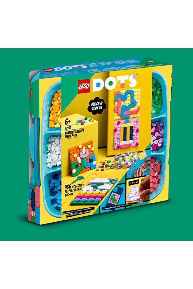 41957 Dots - Mega Pack with Adhesive Square Pieces - 4