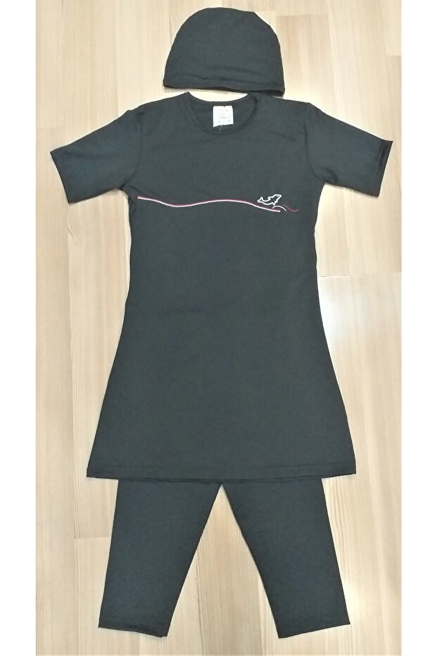 Lazella Short Sleeve Children's Hijab Swimsuit Half Covered New Season