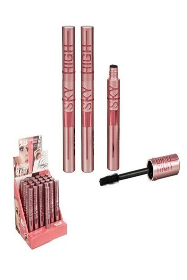 2'li Sky High Maskara Make Up Time Rimel Mas - 1