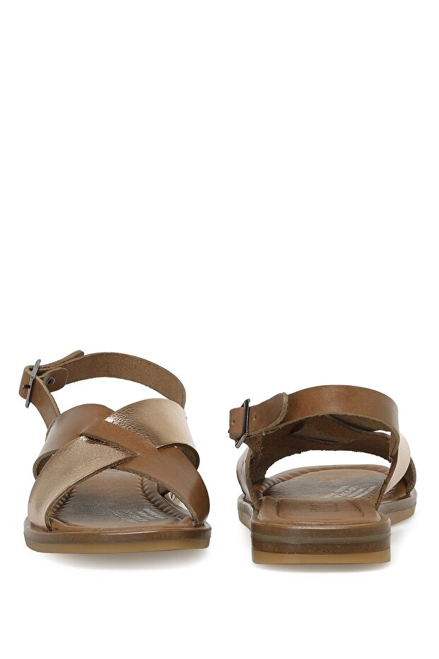 Chısel 3fx Taba Kadın Düz Sandalet - 5