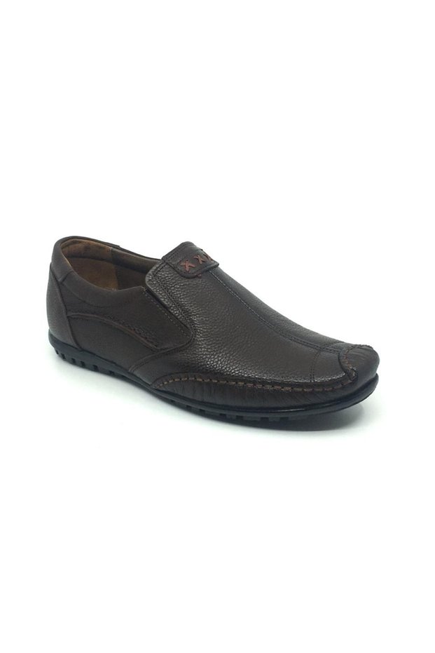 Taşpınar Style 100% Leather Orthopedic Men's Summer Comfortable Daily Sandal Shoes 40-44