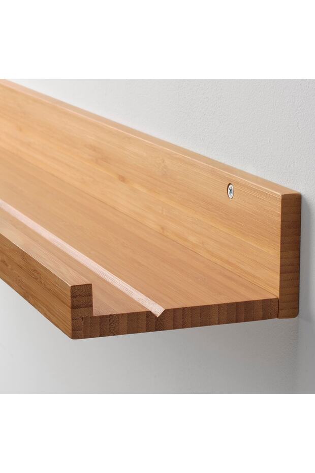 Maleras Çerçeve Rafı, Bambu, 75 Cm - 3