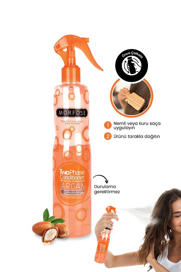 Argan Içerikli Iki Fazlı Fön Suyu 400 Ml - 3
