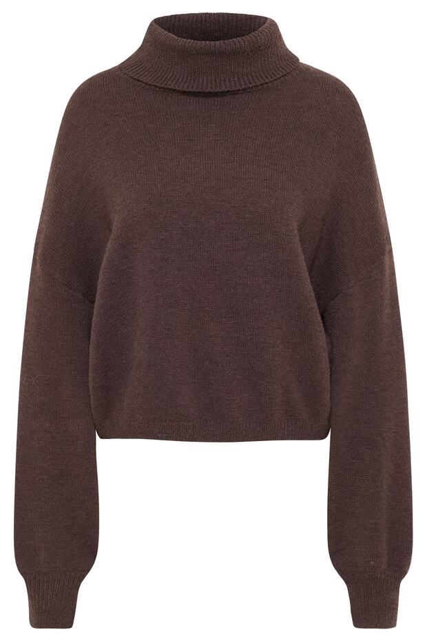 Strick Rollkragen Pullover - 1