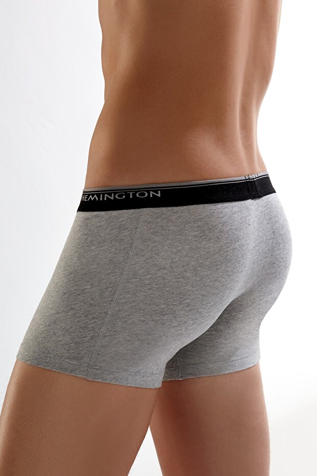 Pamuklu Gri Boxer - 3