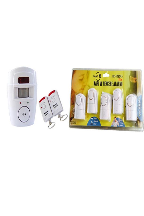 Lr-ng300 Hareket Sensörlü Uzaktan Kumandalı Alarm Sistemi + Lr-4222c5 Kapı Pencere Alarm Seti - 1
