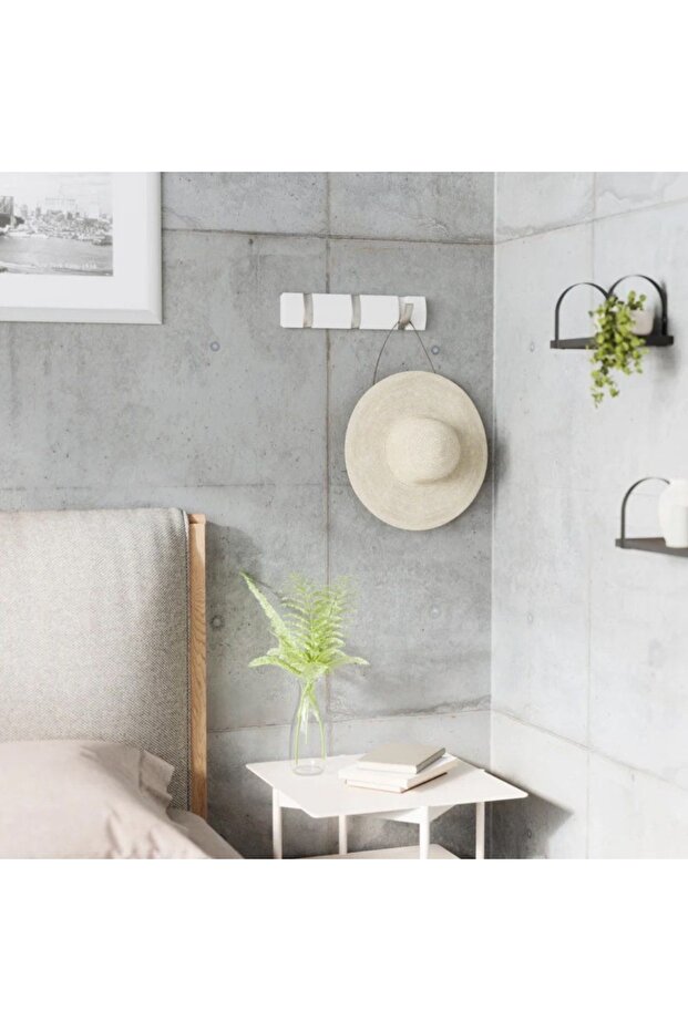 Flıp Beyaz 3'Lü Askılık - 4