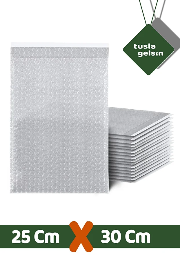 25x30+5cm 50 Adet Bantlı Balonlu Patpat Naylon Torba Pıtpıt Poşet - 1