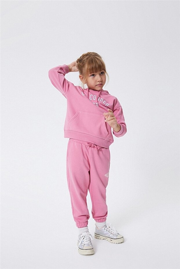 Freya Girls' Tracksuit Bottoms Pink