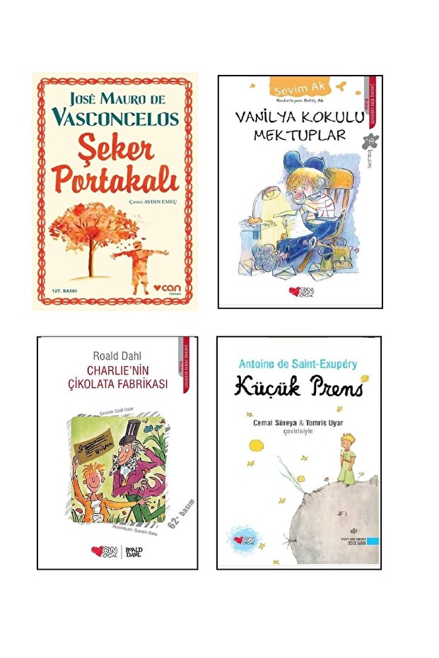 Şeker Portakalı, Charlie'nin Çikolata Fabrikası, Küçük Prens, Vanilya Kokulu Mektuplar