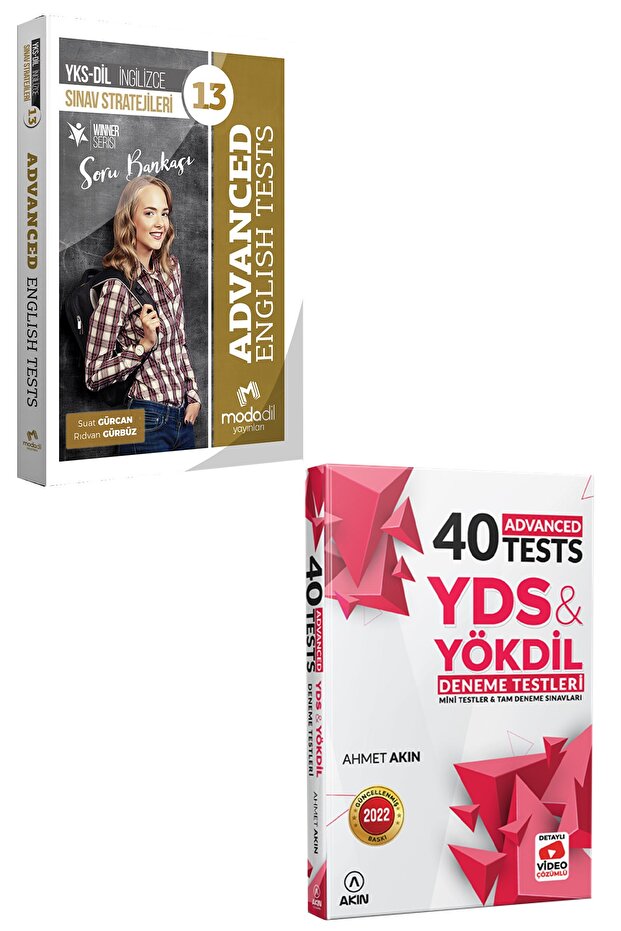 2023 Yks-dil Sınav Stratejileri Soru Bankası+akın Dil Yds&yökdil 40 Advanced Tests - 1