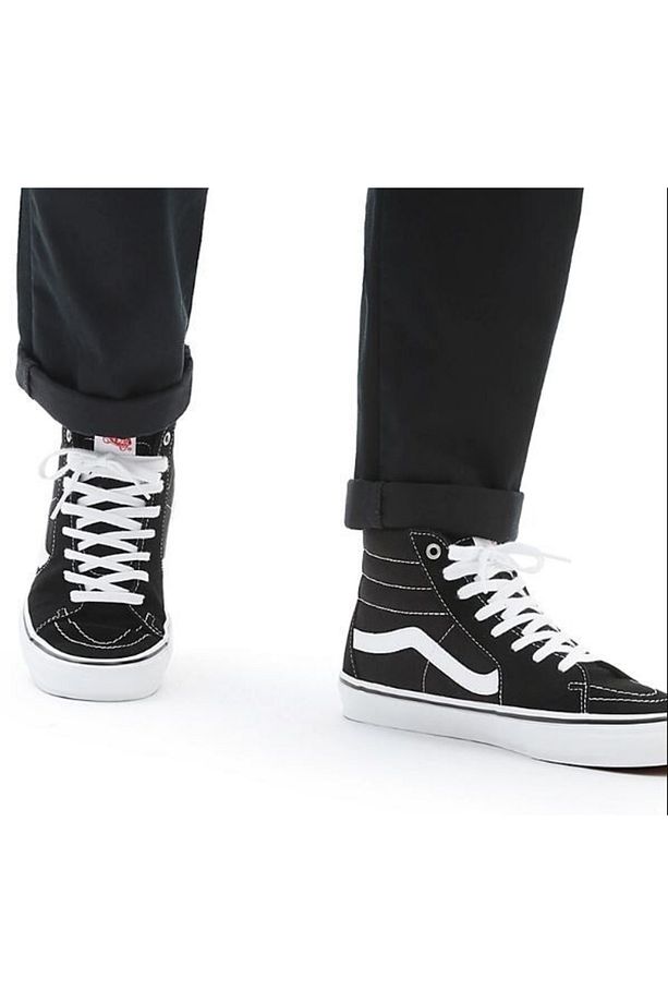 Skate Sk8 Hi Blk Wht Ayakkabı - 3