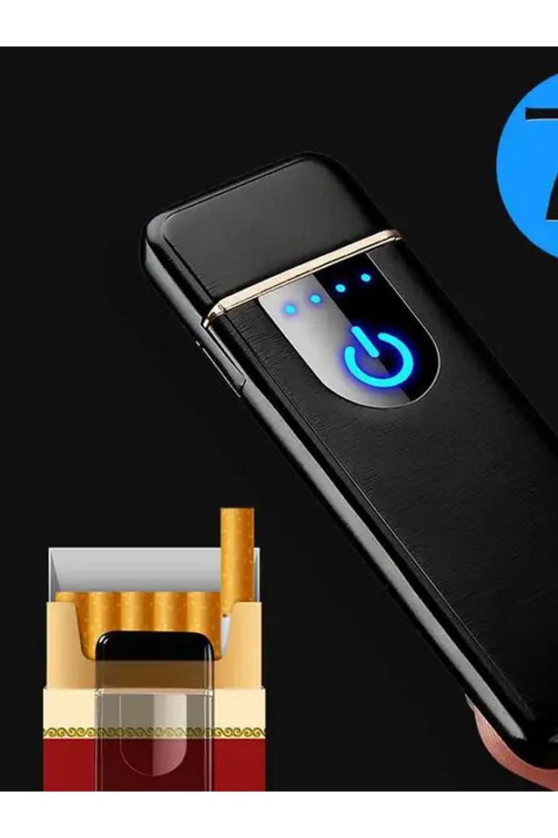 Kişiye Özel Isim Baskılı Çakmak Dokunmatik Ekranlı Şarjlı Usbli Elektronik Çakmak - 4
