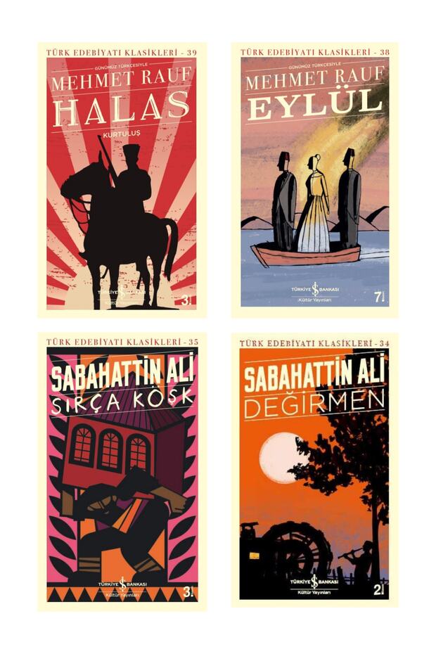 Sırça Köşk</DNTCTMS> + Halas - Liberation + Eylül</DNTCTMS> + Değirmen- 4 Book Set
