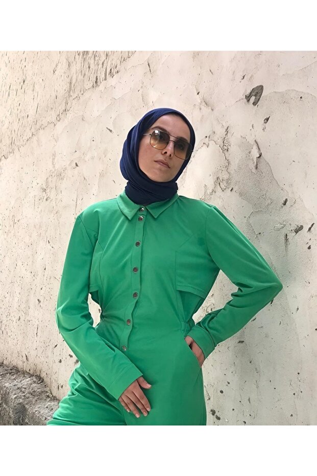 Kadın Yeşil Tulum - 2