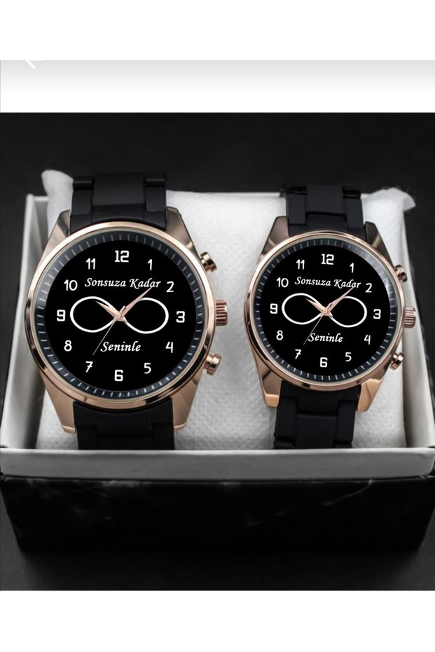 Lover Watch Men Women Couple Wristwatches Black Valentine's Day Gift