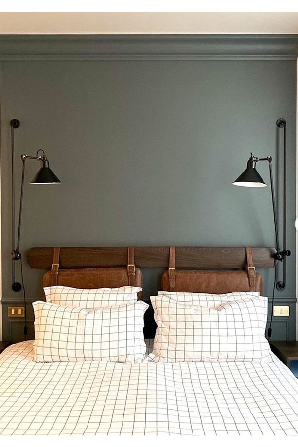 Butik Otel Hotel Yatak Baza Başlığı Çift Ve Tek Kişilik Için Tasarım Duvar Oda Dekoru Yatağı - 7