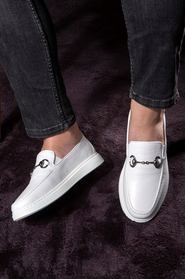 Anchor Hakiki Deri Erkek Günlük Ayakkabı, Loafer Ayakkabı, Hafif Ayakkabı, Yazlık Ayakkabı - 7