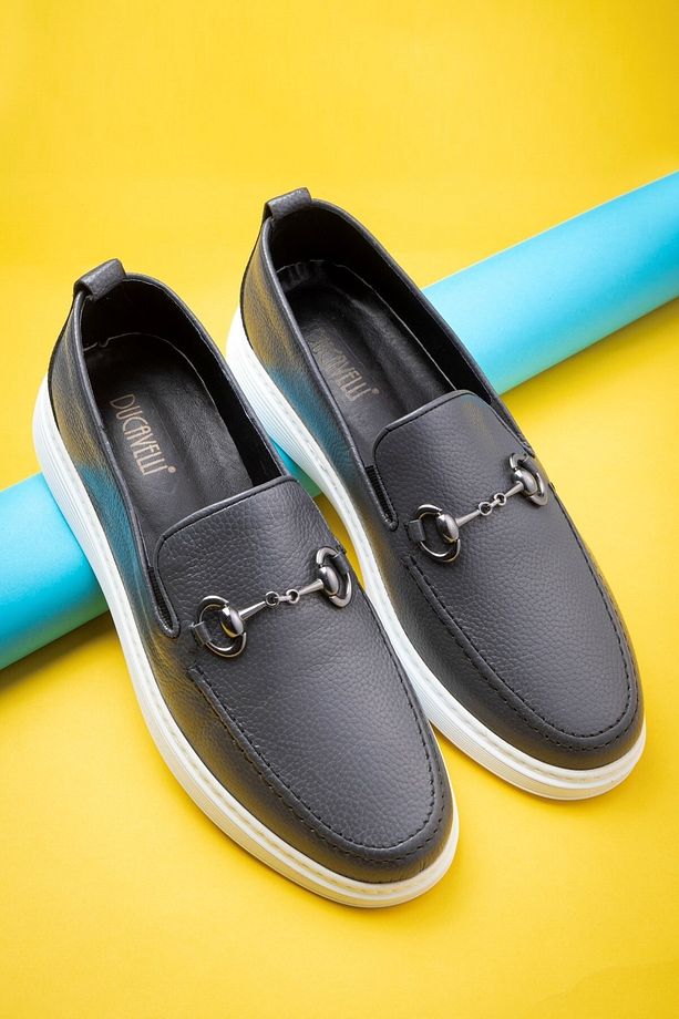 Anchor Hakiki Deri Erkek Günlük Ayakkabı, Loafer Ayakkabı, Hafif Ayakkabı, Yazlık Ayakkabı - 6
