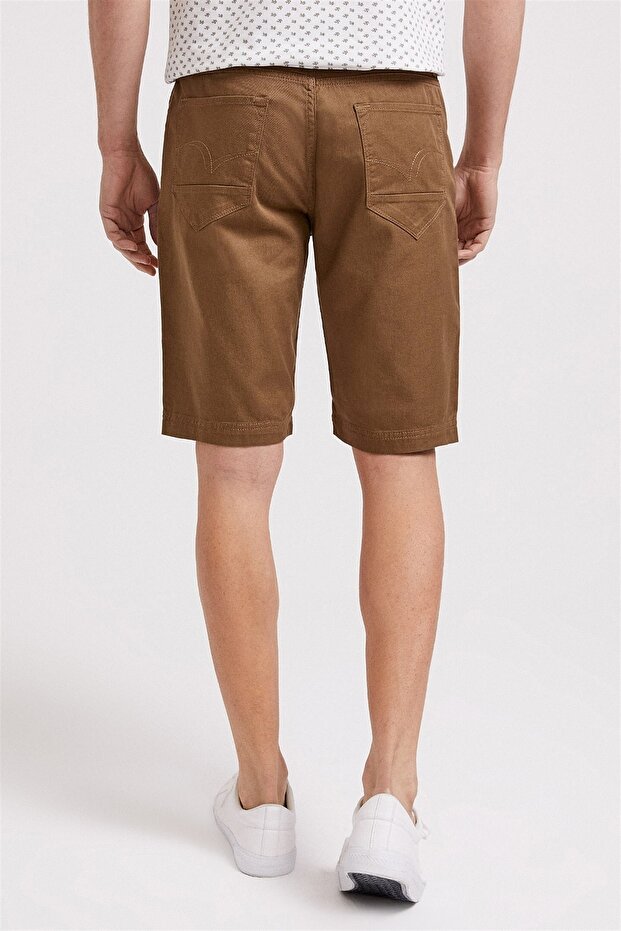 Hilde Erkek Şort Koyu Bej - 4