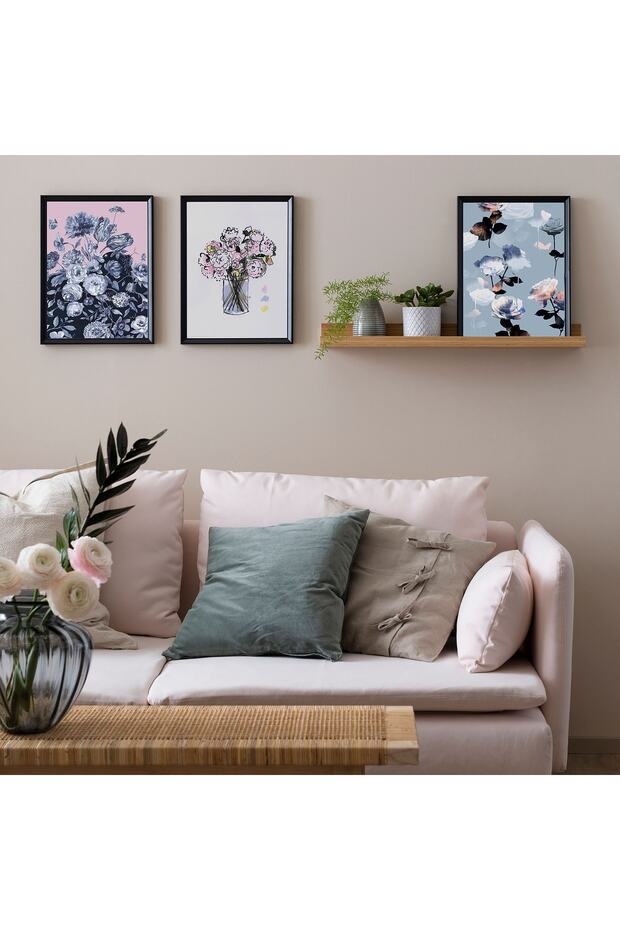 Maleras Çerçeve Rafı, Bambu, 75 Cm - 4