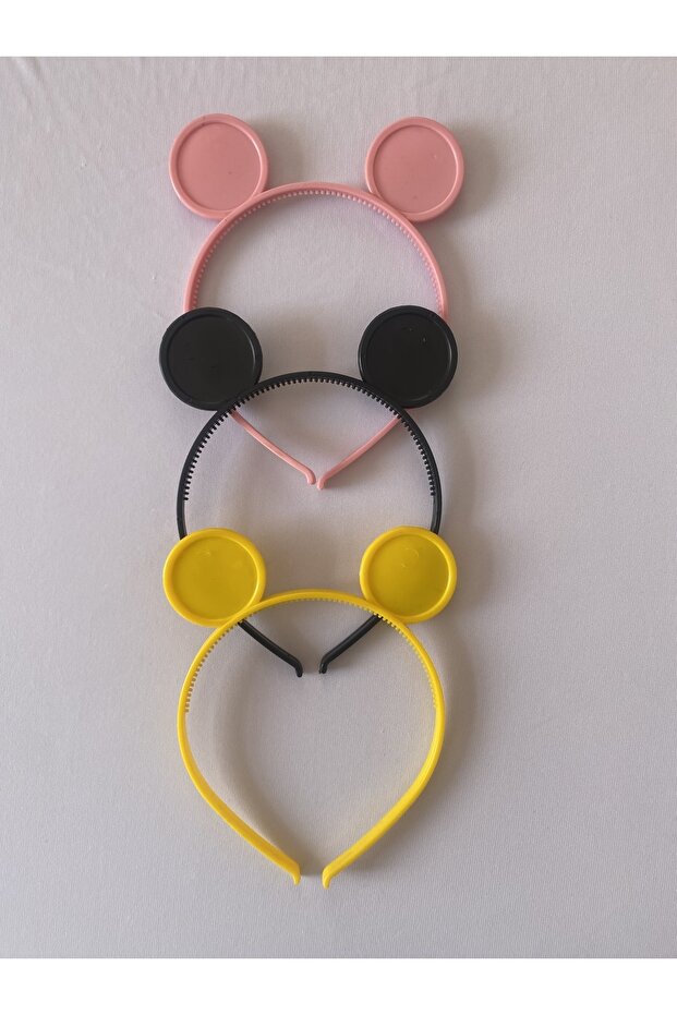 Çocuk 3 Adet Mickey Mouse Taç - 3