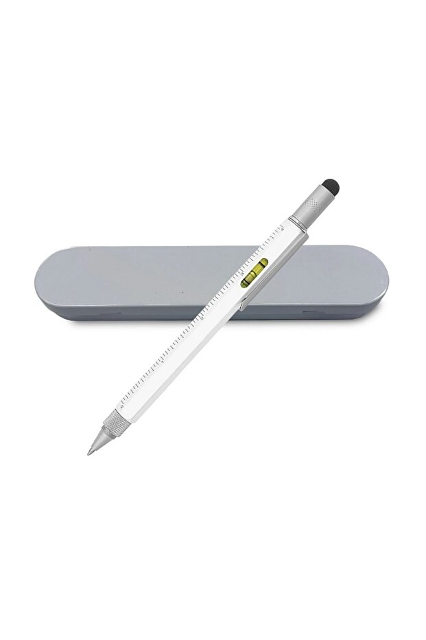 Architect-engineer Pen (Water Level-ruler-screwdriver and Touch Pen) Metal