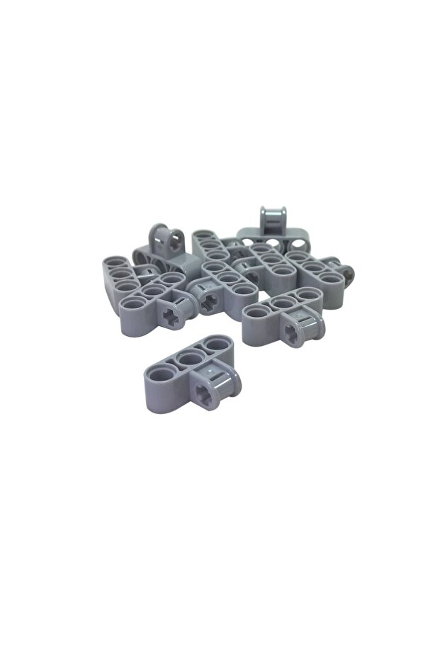 Original Technic Moc Custom Axle Pin Connector Perpendicular Triple Light Grey 4 Pcs to Send