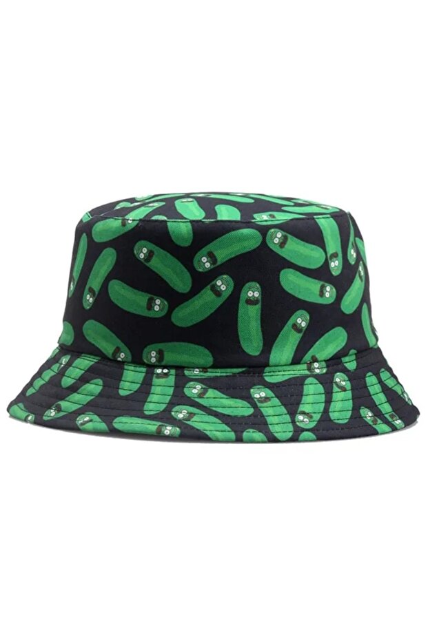 Pickle Rick Bucket Hat - 1