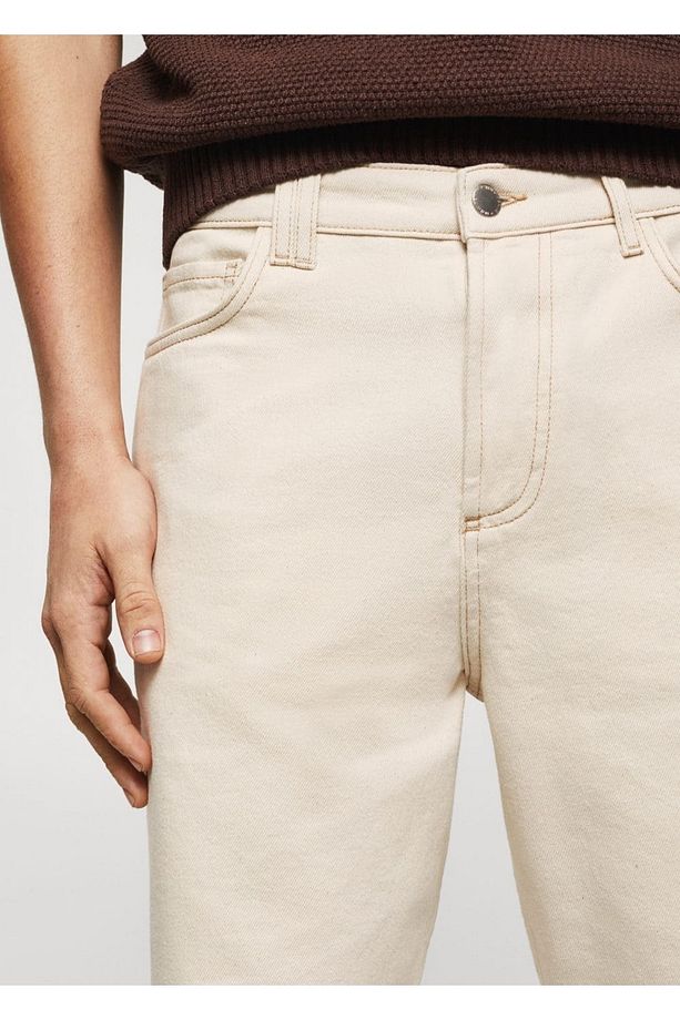 Regular Fit Denim Bermuda Şort - 5